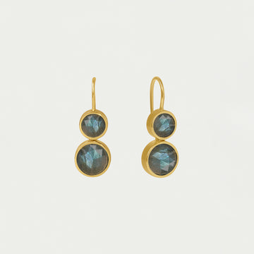 Tulum Double Droplet Earrings