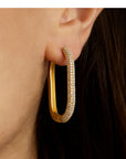 Juliette Pavé Hinged Hoop