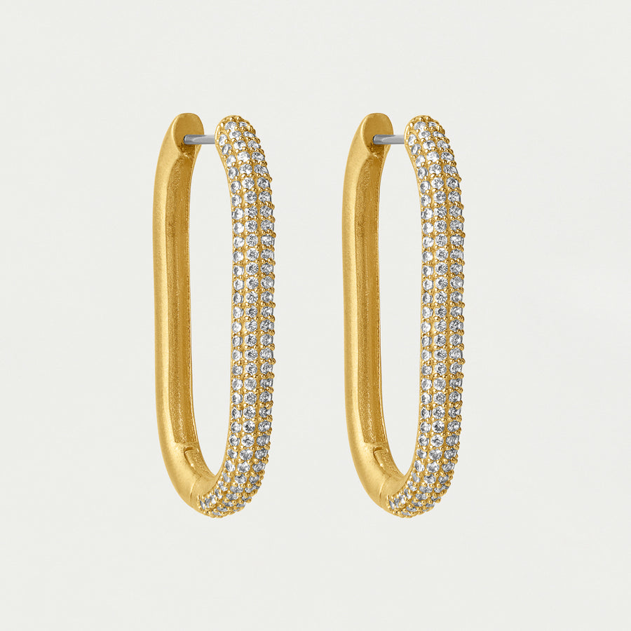 Juliette Pavé Hinged Hoop
