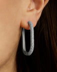 Juliette Pavé Hinged Hoop