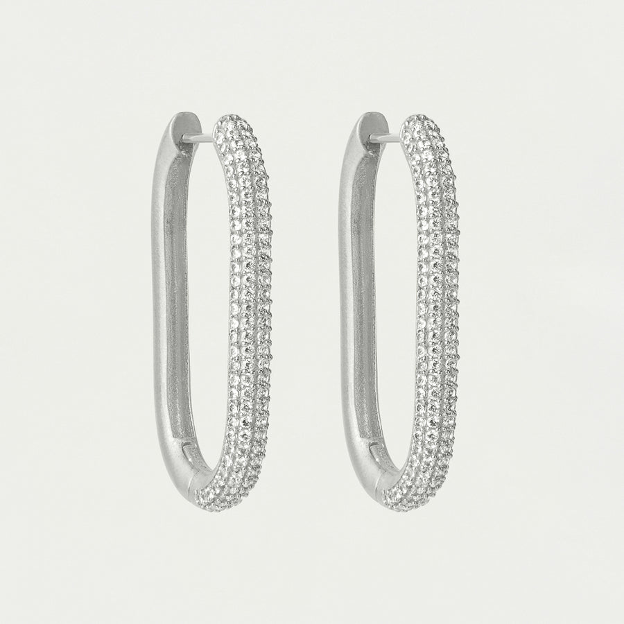 Juliette Pavé Hinged Hoop