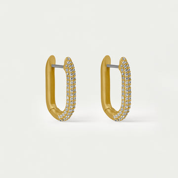 Juliette Pavé Huggie Hoop