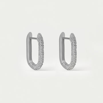 Juliette Pavé Huggie Hoop