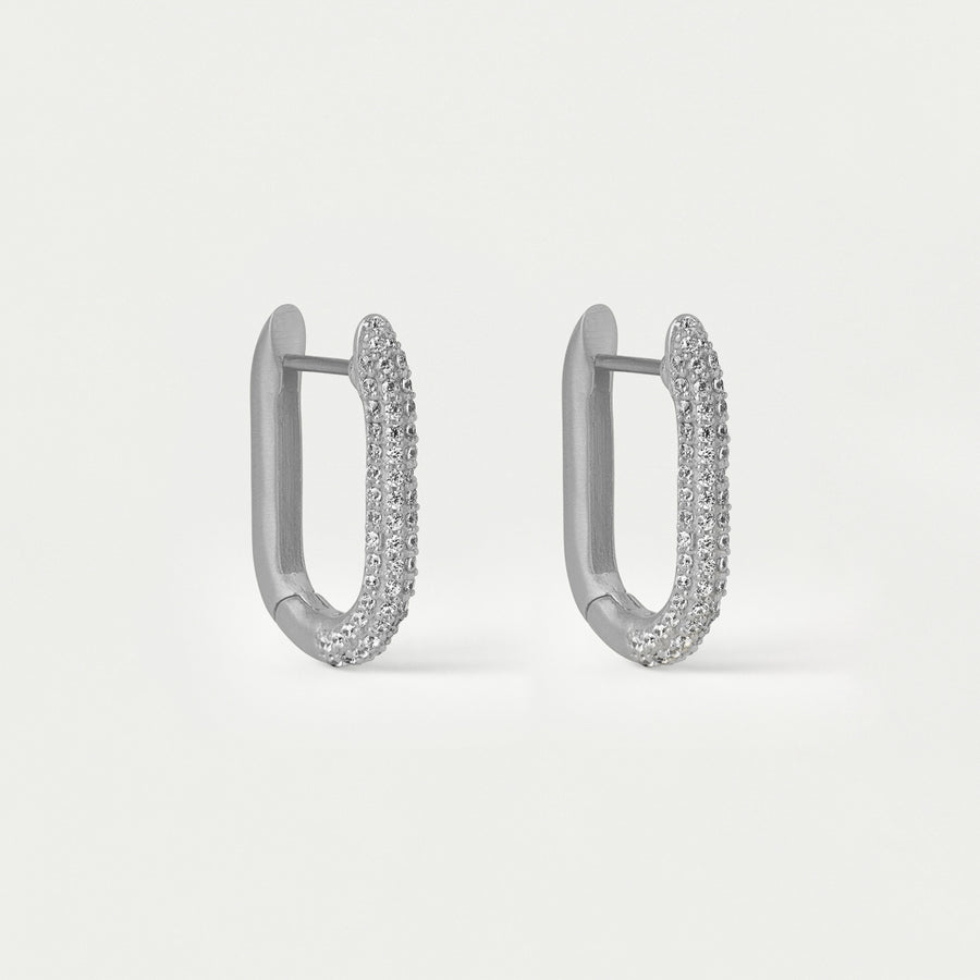 Juliette Pavé Huggie Hoop