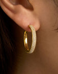 Giselle Pavé Hoops
