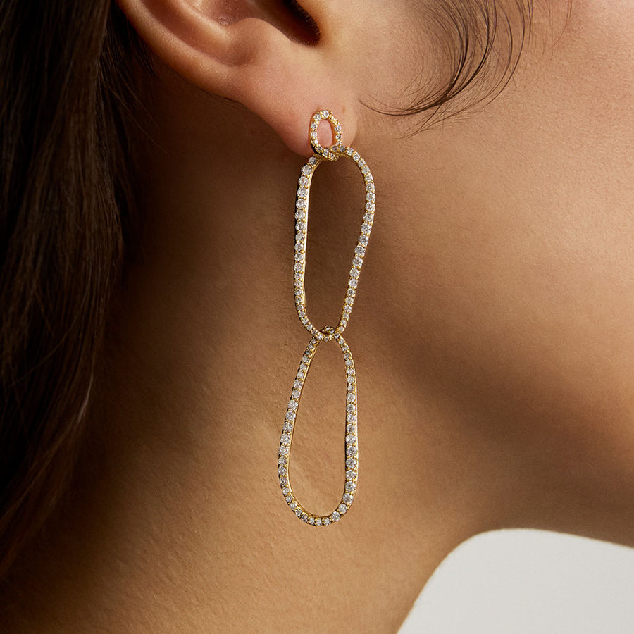 Camille Statement Drop Earrings