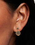 Petit Pavé Droplet Earrings