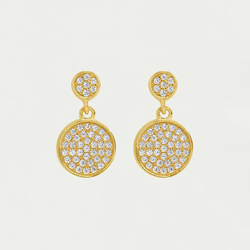 Petit Pavé Droplet Earrings