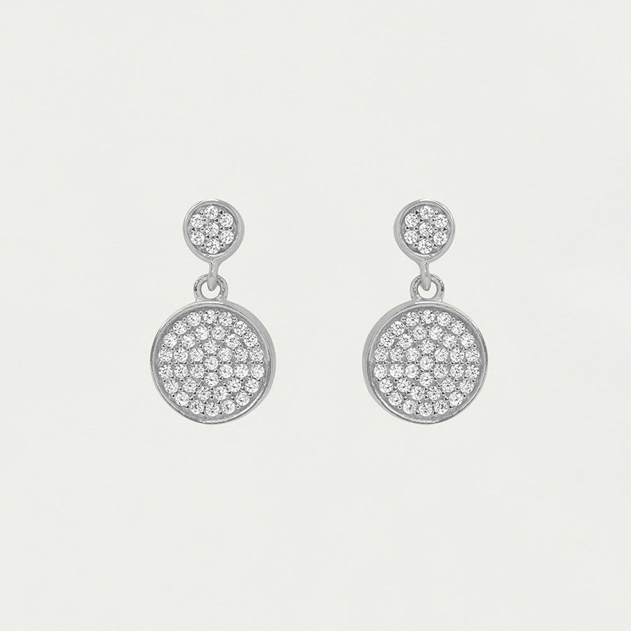 Petit Pavé Droplet Earrings