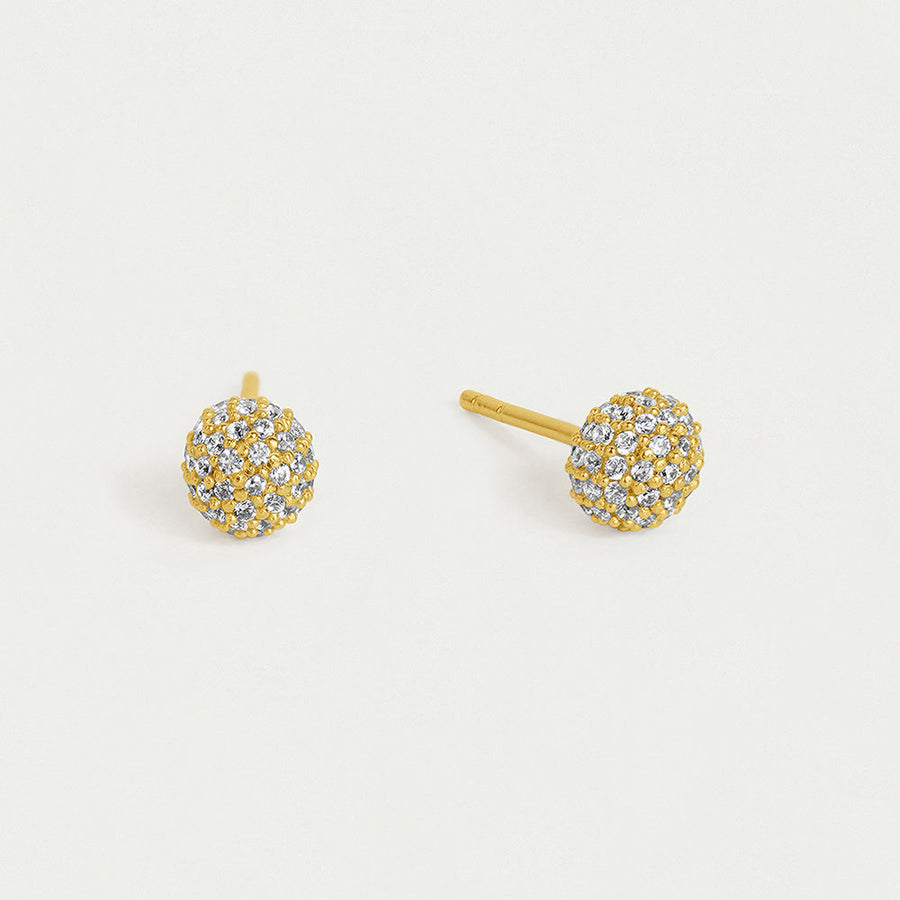 Petit Pavé Studs and Necklace Set