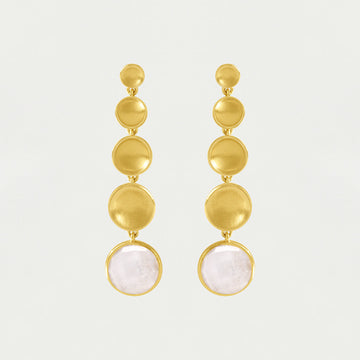 Sol Statement Gemstone Drop Earrings