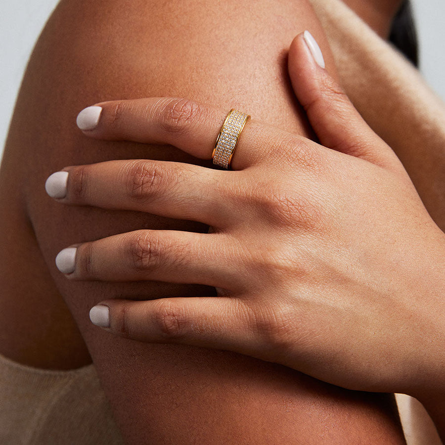 Petit Pavé Thick Stacking Ring | Dean Davidson Jewelry – DeanDavidson.com