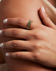 Petit Pavé Thick Stacking Ring