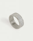 Petit Pavé Thick Stacking Ring