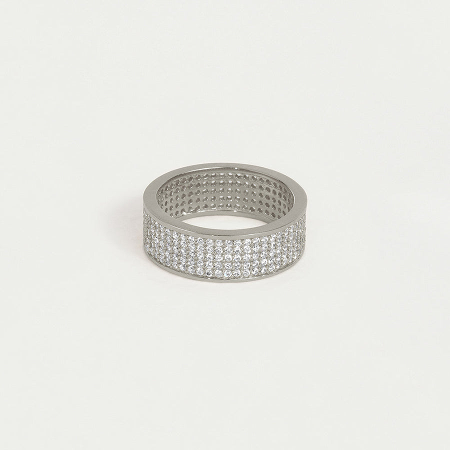 Petit Pavé Thick Stacking Ring – DeanDavidson.com