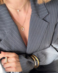 Solene Pavé Pendant Necklace