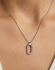 Solene Pavé Pendant Necklace
