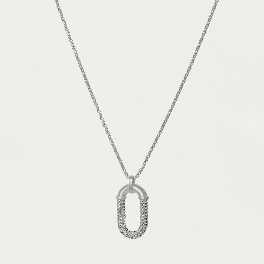 Solene Pavé Pendant Necklace