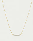 Giselle Pavé Bar Necklace