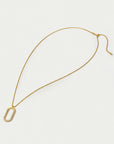 Solene Pavé Long Pendant Necklace