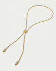 Juliette Pavé Lariat Necklace