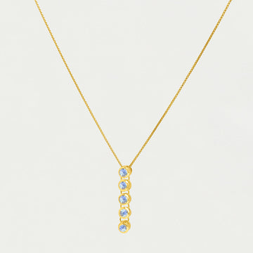 Cascade Gemstone Drop Necklace