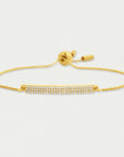 Petit Pavé Bar Chain Bracelet