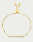 Petit Pavé Bar Chain Bracelet