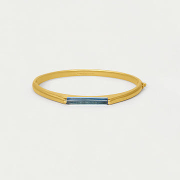 Signature Revival Hinge Gemstone Bangle