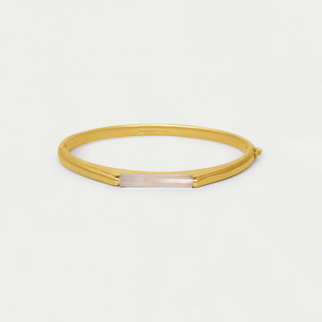 Signature Revival Hinge Gemstone Bangle