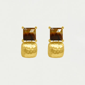 Nomad Square Droplet Earrings