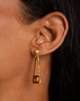 Nomad Mini Gemstone Drop Earrings