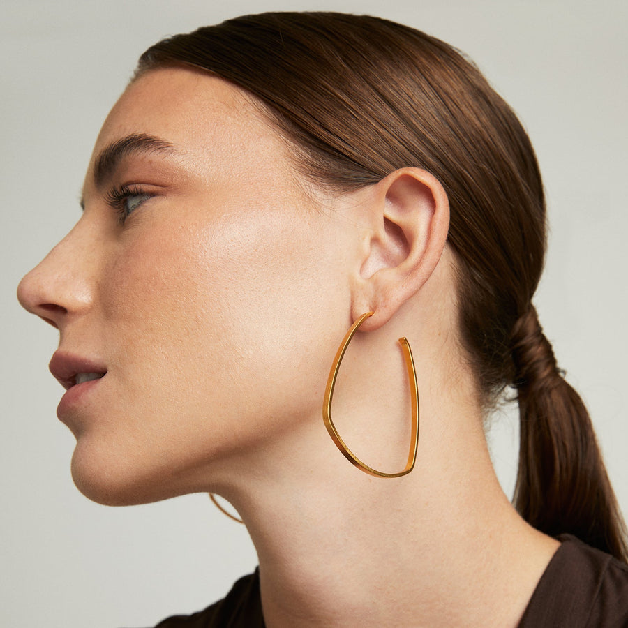 Large Square Hoops