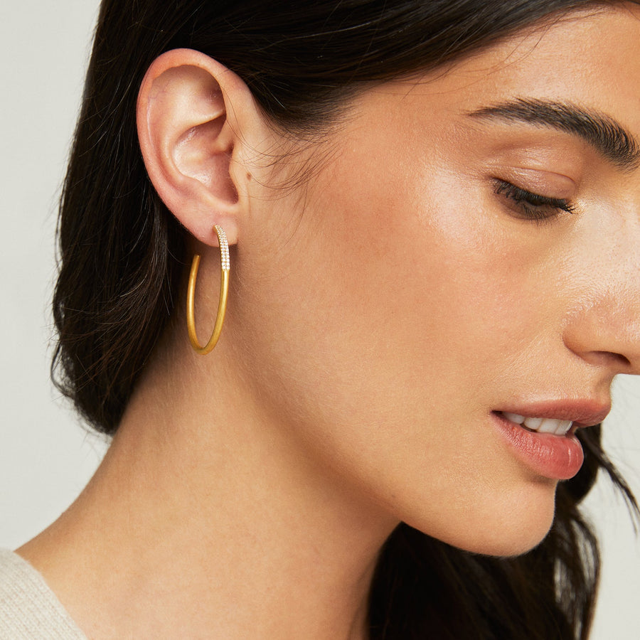 Signature Pavé Hoops