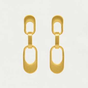 Manhattan Chain Link Mini Drop Earrings