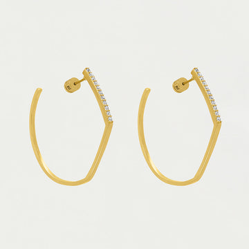 Midi Spire Hoops