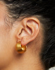 Flow Huggie Hoop Earrings