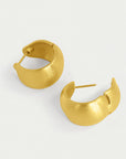 Flow Huggie Hoop Earrings