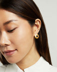 Petit Pave Circle Studs