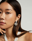 Petit Pavé Statement Earrings