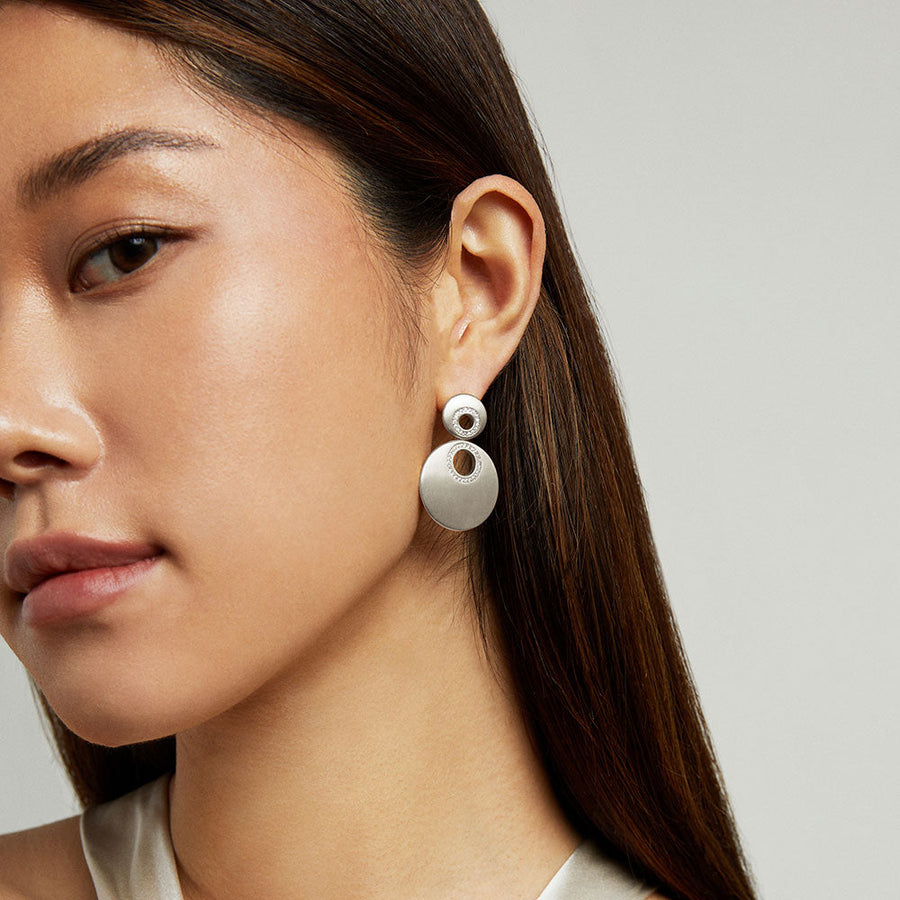 Petit Pave Statement Earrings