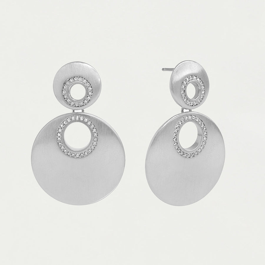 Petit Pave Statement Earrings
