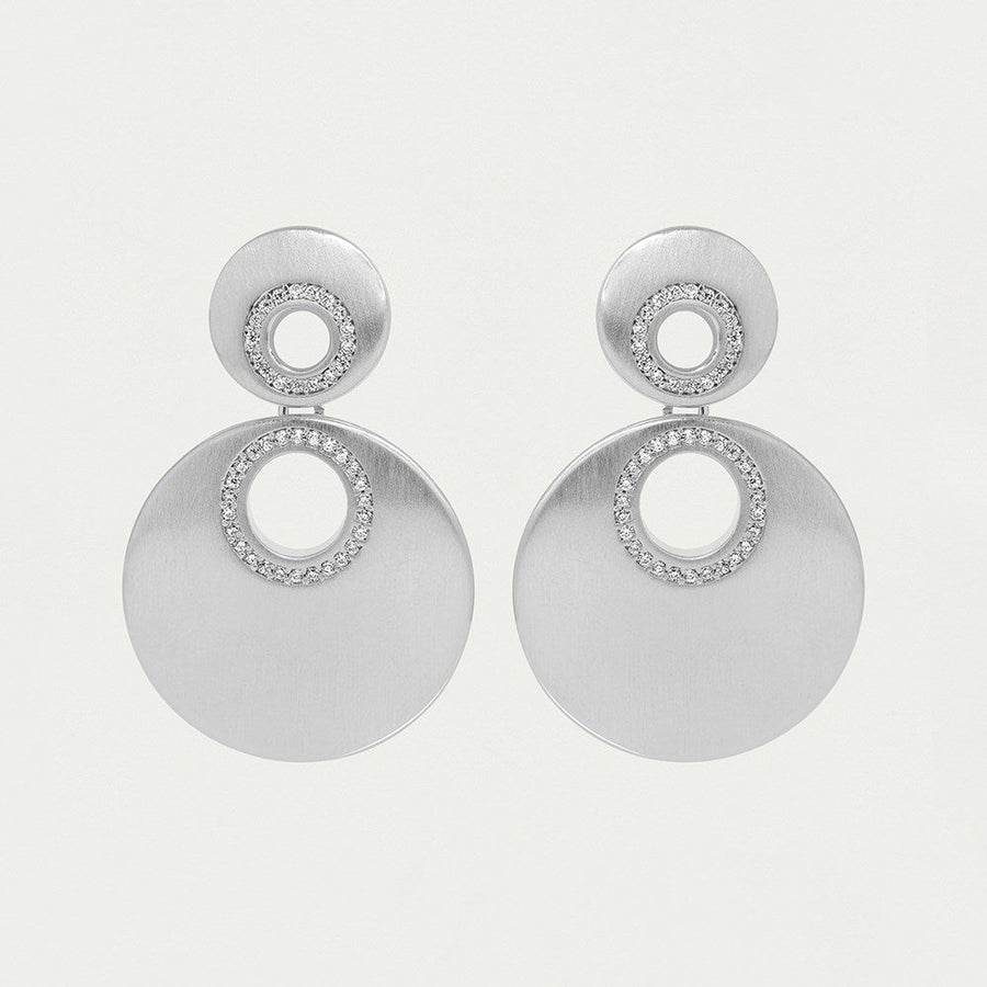 Petit Pavé Statement Earrings