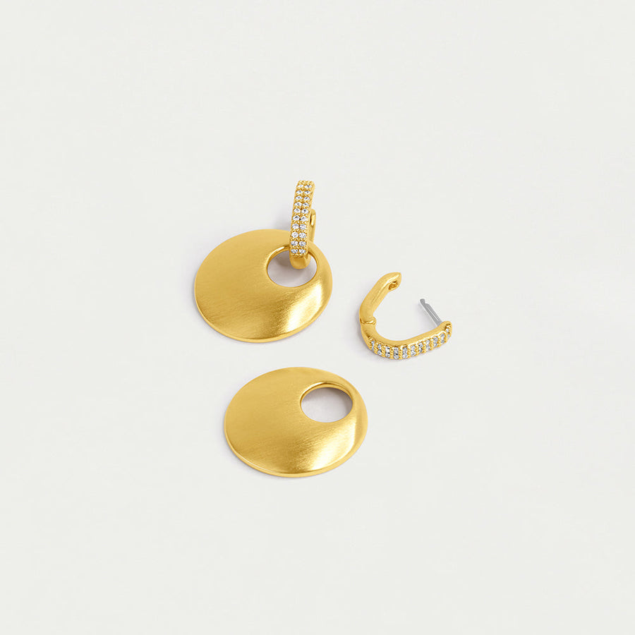 Petit Pave Drop Earrings