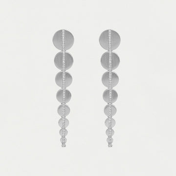 Petit Pavé Statement Drop Earrings