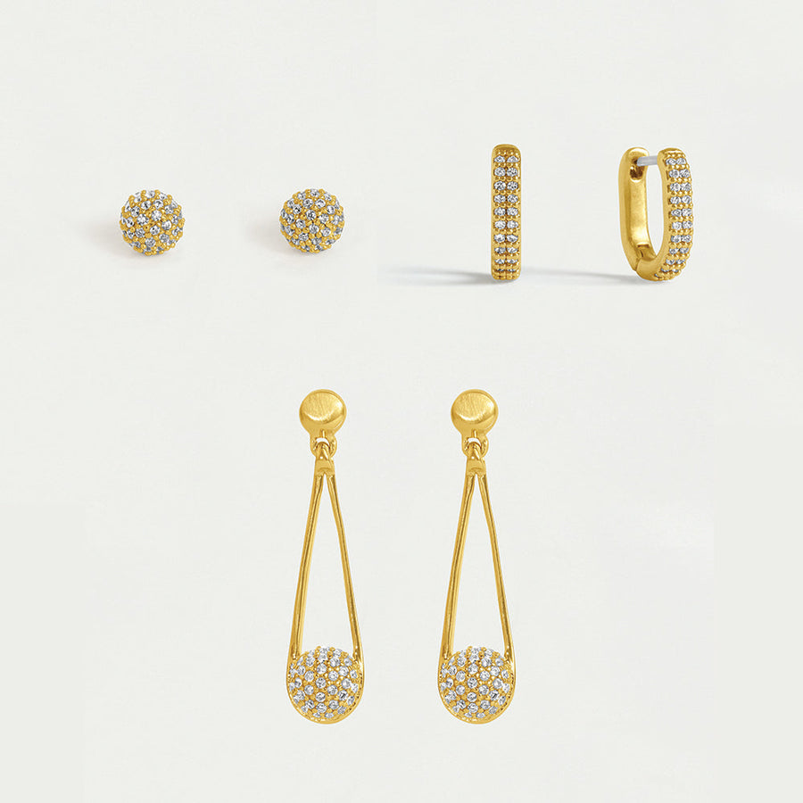 Limited Edition Pavé Earring Gift Set