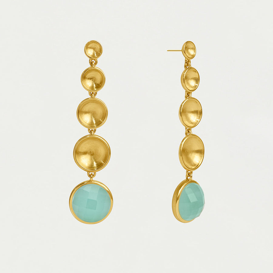 Sol Statement Gemstone Drop Earrings