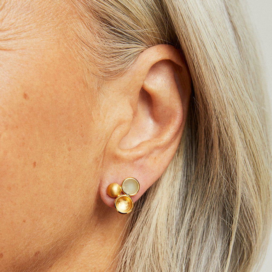 Sol Gemstone Studs