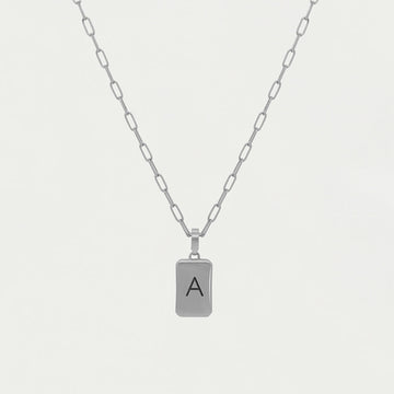 Small Initial Pendant Necklace