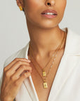 Small Initial Pendant Necklace